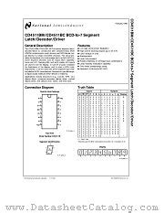 cd4511 datasheet|CD4511 Datasheet catalog.